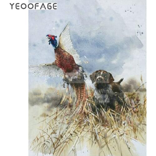 Full DIY Diamond Painting Cross Stitch Pheasant,dog Mosaic Craft 5D Diamond Embroidery Needlework Home Christmas Paintings Gift