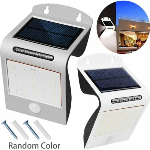 Mayitr Outdoor Solar Lamp PIR Motion Sensor Wall Light Waterproof Outdoor Lighting Garden Lamp Solar Powered LED Wall Light