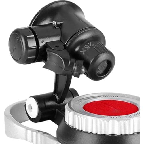 Magnifying Glasses Magnifier w/LED Light 10X 20X 25X Watch Jewelry Loupe Light