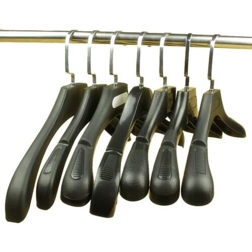 10 pcs/lot Household Adult Coat Support Anti-skid Clothing Drying Rack Plastic Clothes Hangers for Men Women Seamless