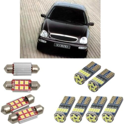 Interior led Car lights For Ford scorpio mk2 bulbs for cars License Plate Light 12pc