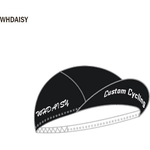 WHDAISY Customized Cycling Cap Bicycle Wear Breathable Bike Hats Free Size Elastic Unisex