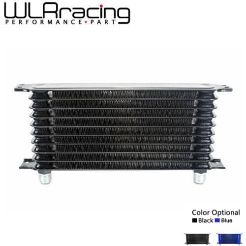 WLR RACING - UNIVERSAL 10 ROW AN- 10AN UNIVERSAL ENGINE TRANSMISSION OIL COOLER TRUST TYPE WLR5110BK