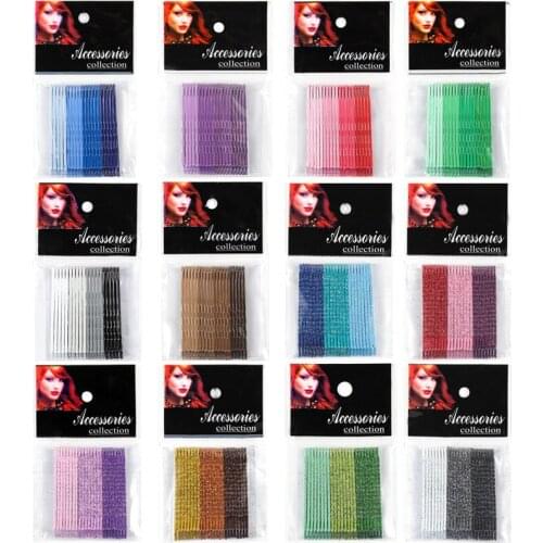 24pcs Girl Hair Clip Simple Hair Accessories Female Clip Wild Headdress DIY Wave Word Hair Clip BB Clip Handmade Tool