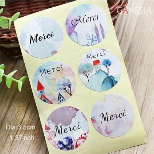 100pcs/lot "Thank you"Sticker for Envelope Sealing Labels Sticker Cute Cartoon Owl Handmade Gift Seal Sticker(ss-729)