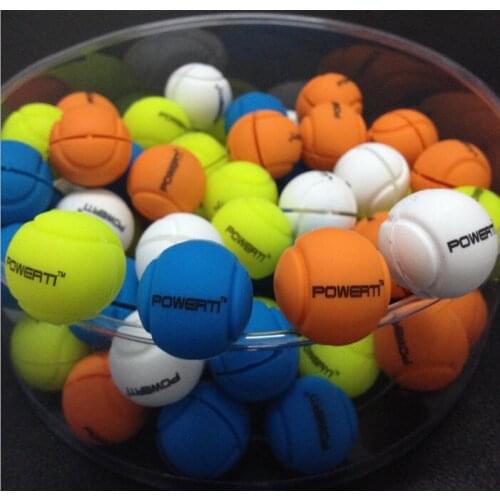 2016 Powerti latest globular tennis racket vibration dampeners/tennis racquet balls design shock dampener (50 pcs/lot)