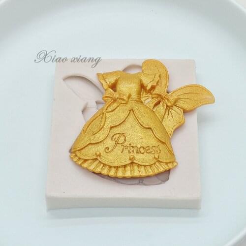 3D Skirt Silicone Molds For Baking Party Cake Decorating Tools Fondant Cake Baking Mould Chocolate Candy Clay Gumpaste Moulds