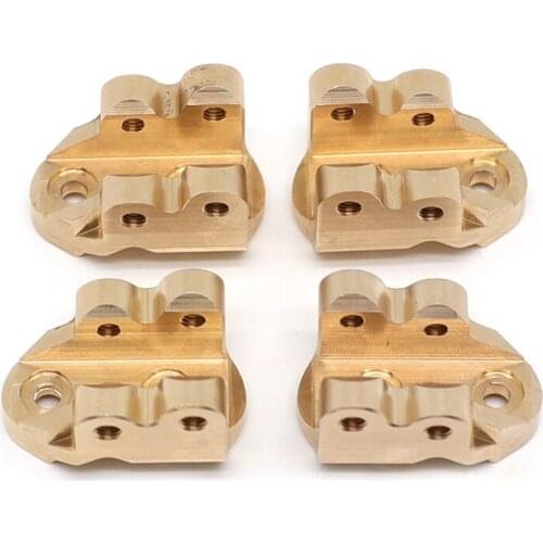 4x 1/10 1/8 Metal Front Rear Axle Pull Rod Mount Seat for Yikong 4103 4082 Remote Vehicle