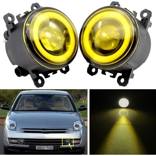 Car H11 LED Bulb Fog Light Angel Eye Daytime Running Lamp DRL 12V Styling For Citroen C6 TD_ Saloon 2005 2006 2007 2008-2015