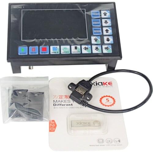DDCSV2.1 4 Axis 500Khz G-Code Offline Controller Replace Mach3 USB CNC Controller for CNC Drilling Milling