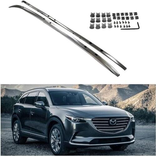 Roof Rack For Mazda CX-9 CX9 2018-2022 Luggage Racks Carrier Bars Cross top Bar Rail Boxes High Quality Aluminum Alloy