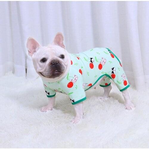 French Bulldog Clothes Jumpsuit Pajama Poodle Schnauzer Pug Dog Clothing Pyjama Frenchie Dog Costume Apparel Outfit Dropshipping