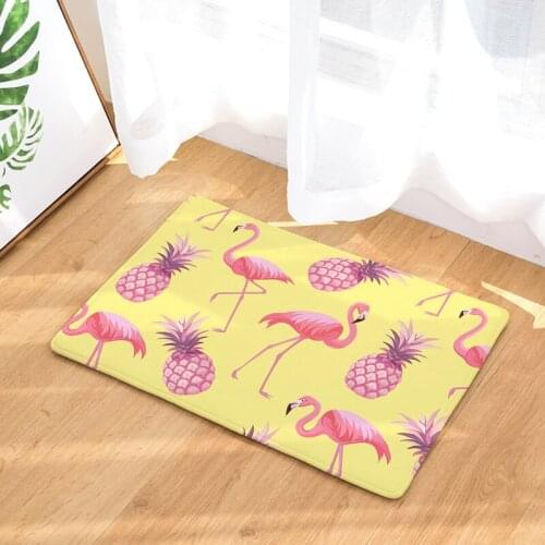 Kitchen Carpet for Home Living Room Home Decoration Lovely Flamingo Carpet No Sliding Floor Mat 40x60cm 50cmx80cm Kitchen Rug