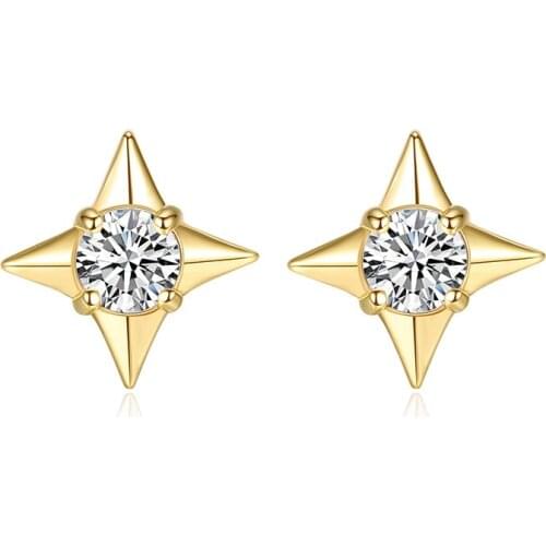 MetJakt Women's Gold Earrings