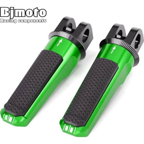 Motorcycle Foot Pegs Front Rider Pedal For KAWASAKI Z750R Z800 Z800E Z1000 Z1000R ZX-6R ZX6R 636 ZX-10R ZX10R