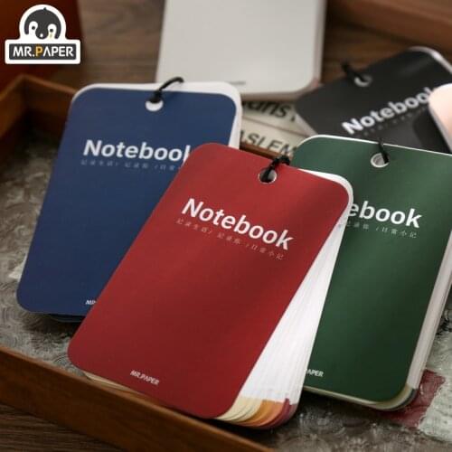 Mr.paper 6 Designs 35 Pcs/book Toning Laboratory Series Creative Loose Leaf DIY Hand Account Decor Material Tearable Notebooks