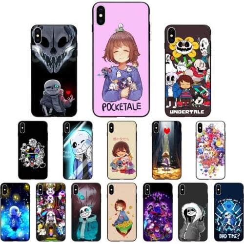 FHNBLJ game undertale soft cover shell Phone Case for iphone 11 12 Mini Pro Max X XS MAX 6 6s 7 8 Plus 5 5S 5SE XR SE2020