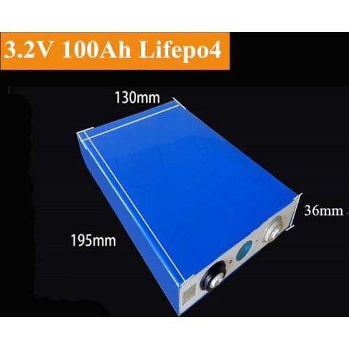 New Lifepo4 100Ah 3.2v Cell 100A 200A Discharge for EV Battery Pack Diy Solar Battery 100ah Energy Storage Batteries Home Invert