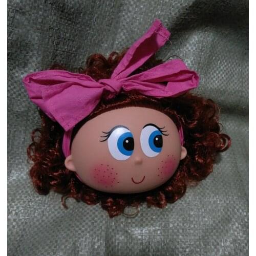 Adorable Rare Big Spain Doll Head Cute DIY Baby Doll Toy Girl Children Birthday Christmas Gift