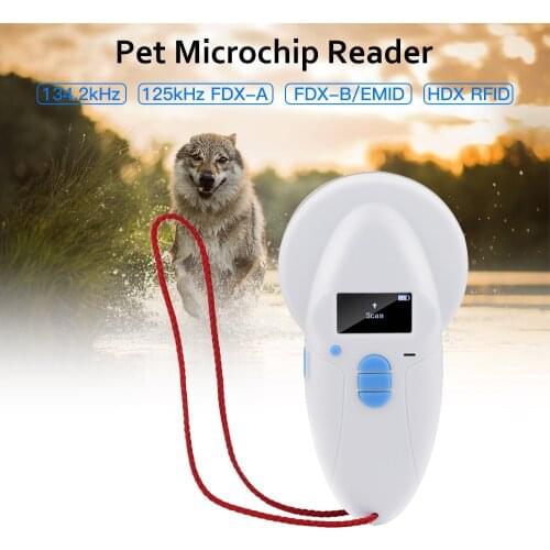 ISO11784_5 FDX B Animal pet id reader chip transponder USB RFID handheld microchip scanner dog,cats,horse Pet Microchip Scanner