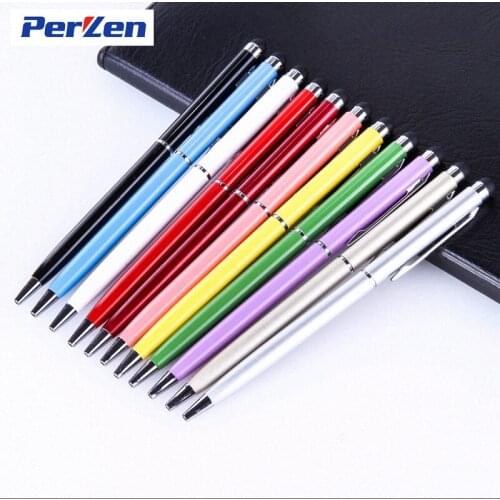 Universal 2in1 Capacitive Touch Screen Stylus pen with Ball Point Pen for Iphone Ipad Tablet PC Samsung Free Shipping