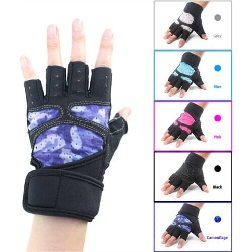 Cycling Gloves MTB Bike Gloves Non-slip Fitness Weightlifting Gloves Gel Half Finger Gloves Breathable Ultralight Bicycle Glove
