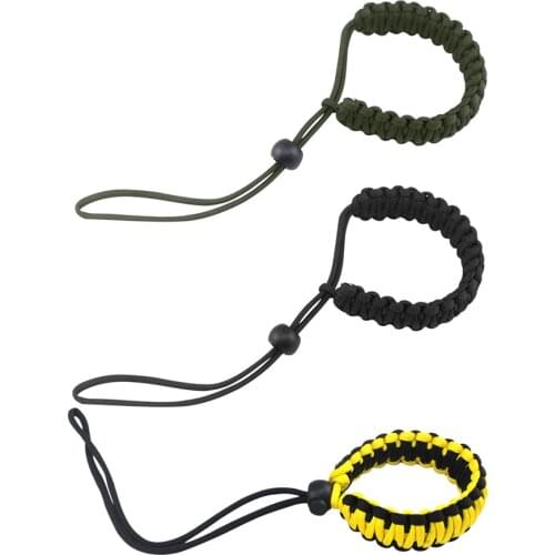1pcs Adjustable Camera Wrist Lanyard Strap Grip Weave Cord Paracord Braided Wristband for DSLR Digital Cameras Belts 23cm