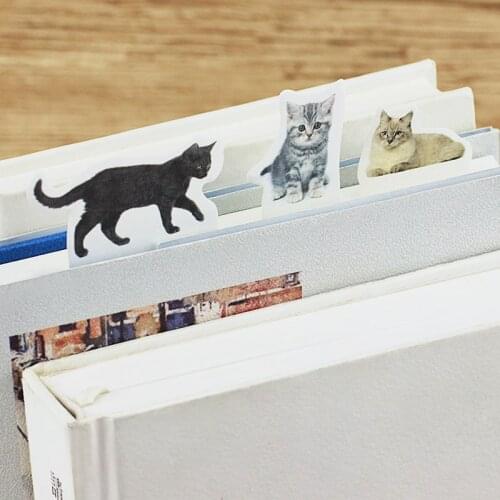 4 pcs/Lot Kawaii cat sticky notes Post memo pad Cartoon Decorative sticker diary planner Office School supplies FM677
