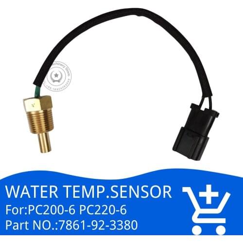 7861-92-3380 Water Temperature Sensor Excavator KOMATSU PC200-6 PC220-6 for Spare Parts High Quality Accessorie