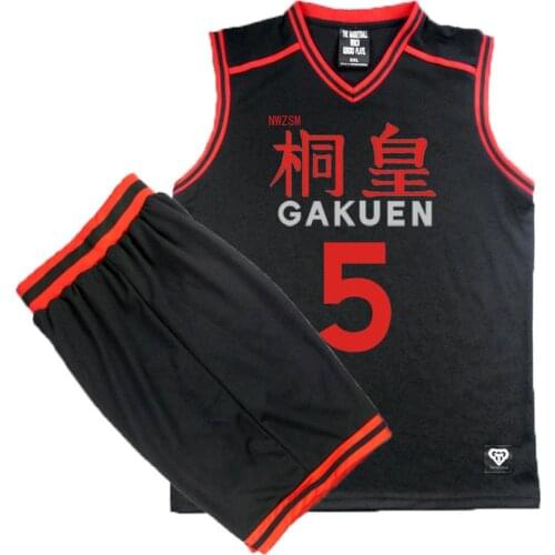 Anime KUROKOS BASKETBALL Kuroko No Basuke Cosplay Yosen School Murasakibara Atsushi Basketball Uniform Jersey Sportswear set