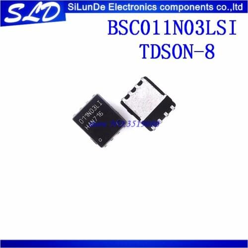 Free Shipping 50pcs/lot BSC011N03LSI BSC011N03LS 011N03LS MOSFET N-CH 30 V 37A SON-8