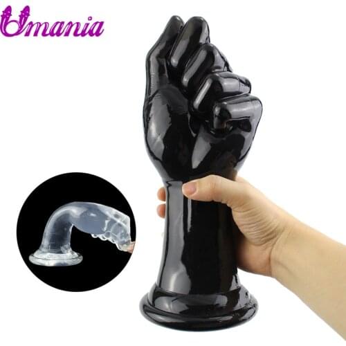 Large Penis Fist Anal Plug Huge Dildo Butt Plug Silicone G-spot Masturbate Hand Anal Stuffed Butt Plug For Women