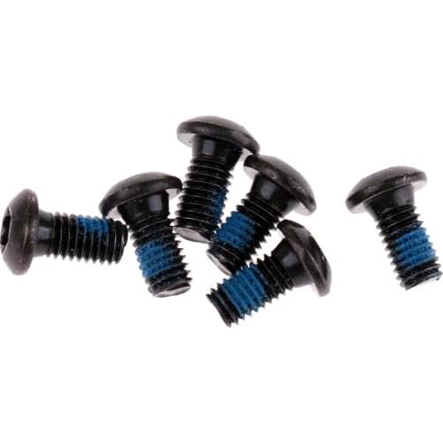 6pcs M5 X 12mm Bike Disk Brake Rotor Bolts Cycling Parts, T25 Head Screws