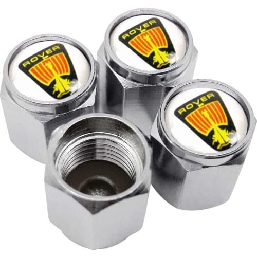 Car Styling Wheels Tire Valve Stem Caps Rim Sticker for Rover 25 45 60 75 600 400 MGZR MG ZS ZT ZT-T MGTF Car Accessories Auto