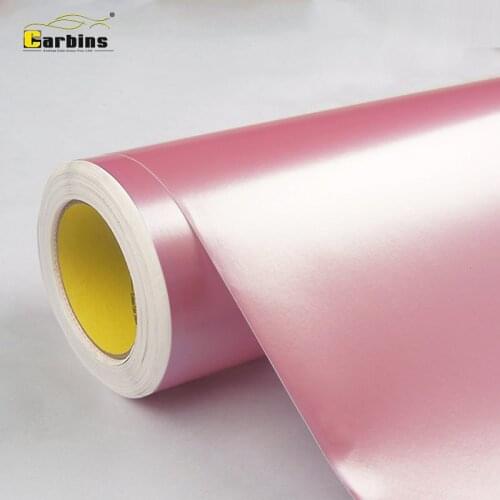 CARBINS Romantic Car Detail Styling Wraps Cherry Pink Auto Door Hood Sticker Decal
