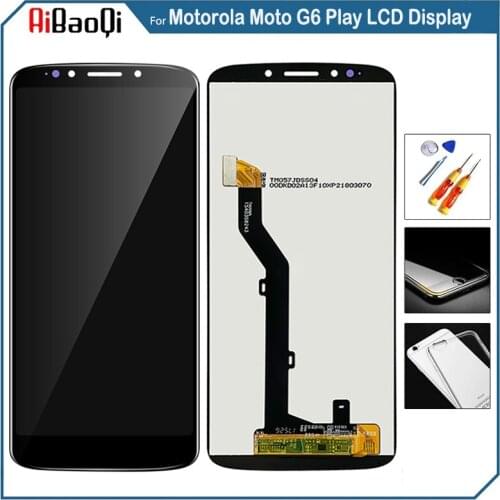 For Motorola Moto G6 Play 5.7 inch Touch Screen+1440x720 LCD Display 100% Test LCD Digitizer Glass Panel Replacement