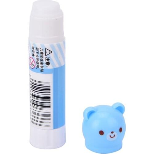1 pc Cute Plastic Glue High Viscosity Glue Stick For Bear Design Glues Office Stationery Supplies