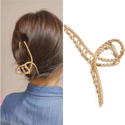 Fashion Woman Metal Leopard Hair Claws Hair Accessories Chic Barrettes Hairclips Hairgrip Headwear Girls Ornaments Crab Clip