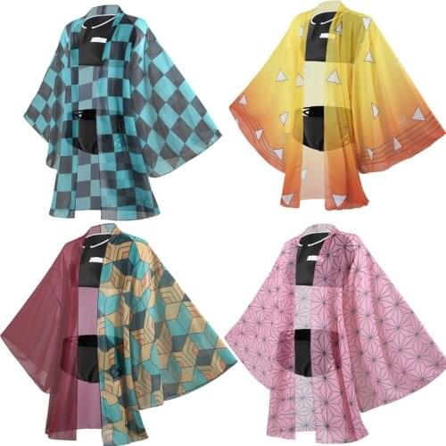 Anime Demon Slayer Swimsuit Kimetsu no Yaiba Kamado Tanjirou Tomioka Giyuu Cosplay Costume Beach Bathing Suit Swimwear Summer