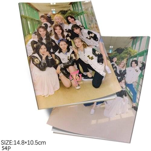 Kpop TWICE University-TWICEZINE Mini Photobook K-pop TWICE Mini Photo Album Photo Card Fans Collection Gifts