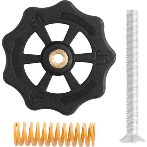 Upgraded Hand Twist Leveling Nut Hot Bed Light Load Compression Mould Die Spring Screws for Ender 3 Pro/Ender 5/CR-10/CR 10S