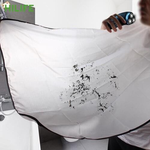 Male Black Beard Apron Care Clean Hair Adult Bibs Man Bathroom Apron New Male Beard Shaving Apron Hair Shave Apron
