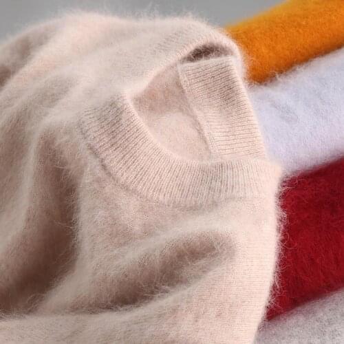 100% Mink Cashmere Sweater Men Jumper 2021 Autumn Winter Mens Clothes Jersey Sueter Hombre Pull Homme Hiver Pullover Men Sweater