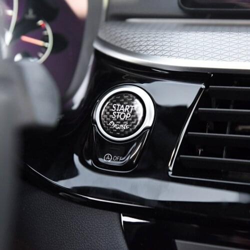 It Is Suitable For BMW One Click Start Button General Carbon Fiber Molded F / G Chassis