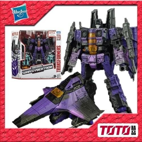 Hasbro Transformers Robot Toy Siege War Cybertron Action Figure Limited V Skywarp Collectons Children Gifts