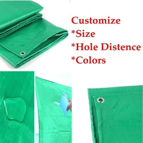 Thickness 0.32mm Green PE Tarpaulin Rainproof Cloth Garden Courtyard Succulent Plants Balcony Succulent Cover Waterproof cloth