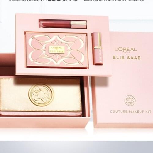 Ttloreal Joint Gift Box Eye Shadow Lip Lacquer Lipstick Makeup Set