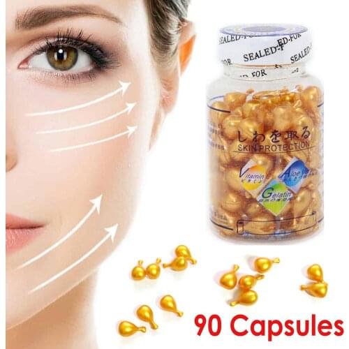 Facial Anti-Wrinkle Serum Neck Firming Moisturizing Essence Anti-wrinkle Regenerating 90 Capsules Spotted Acne Whitening Serum