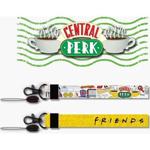 Classic sitcom Six-person mobile phone lanyard Anti-lost rope chain for the fans of Friends