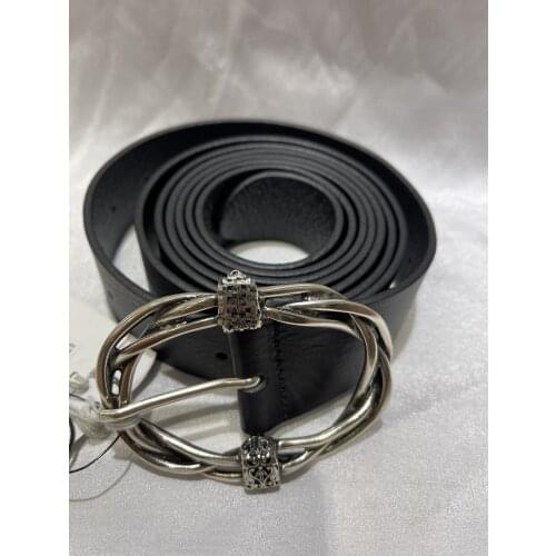 Women Exquisite Cowskin Belt Waistband 2021 New Fashion Ladies Retro Black Wear Buckle Belt